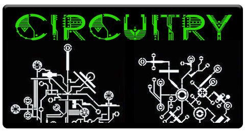 AEROSPACE Airbrush Stencils - <font color="00FF00"> Circuitry Series</font>