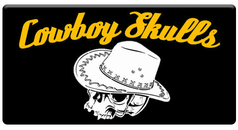 AEROSPACE Airbrush Stencils - Cowboy Skulls Series
