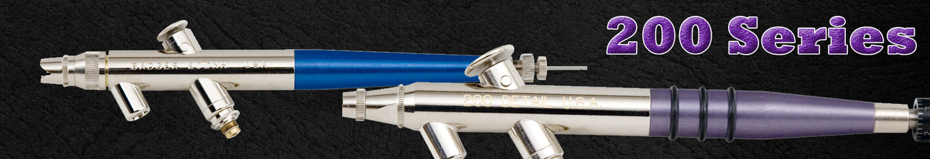 Badger 200 Series Single-Action Airbrushes 
