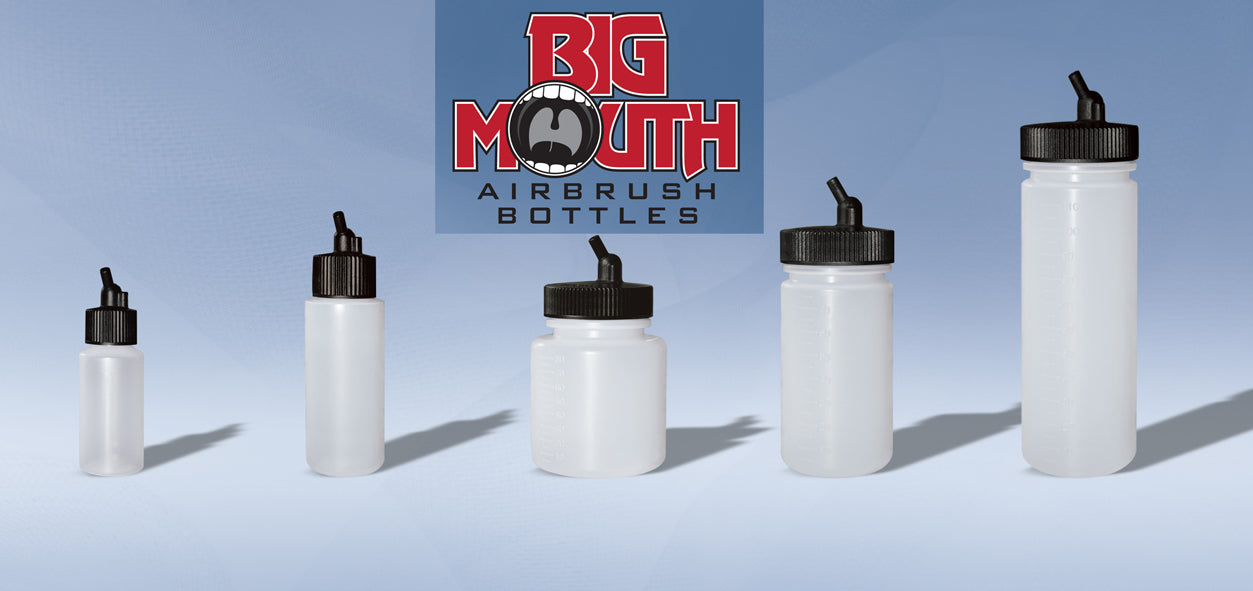 Iwata Big Mouth Airbrush Bottles