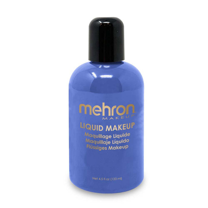 4oz Mehron Liquid Makeup Body Paint - GLOW Blue