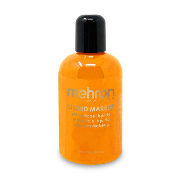 4oz Mehron Liquid Makeup Body Paint - GLOW Orange