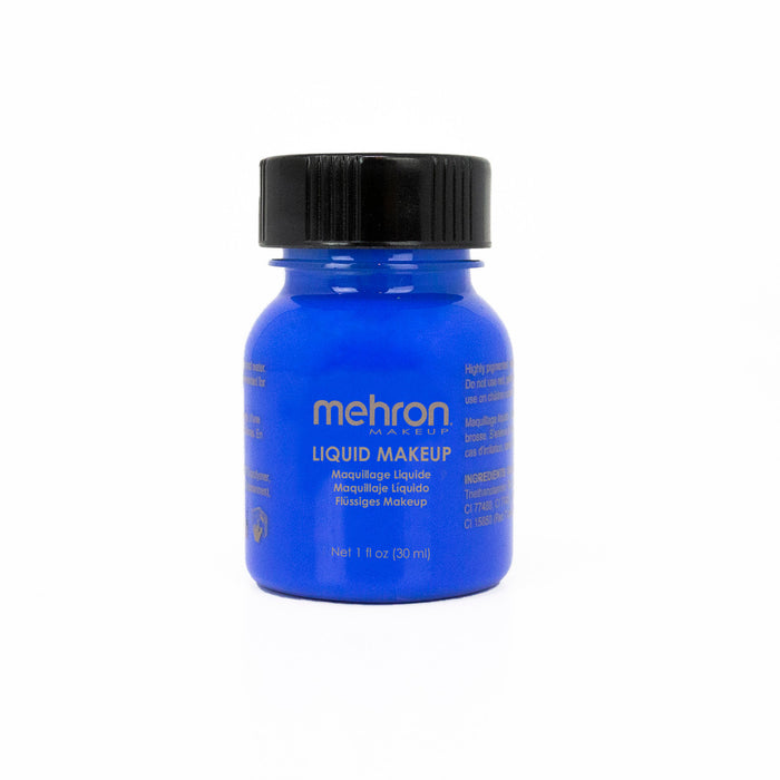 1oz Mehron Liquid Makeup Body Paint - Blue