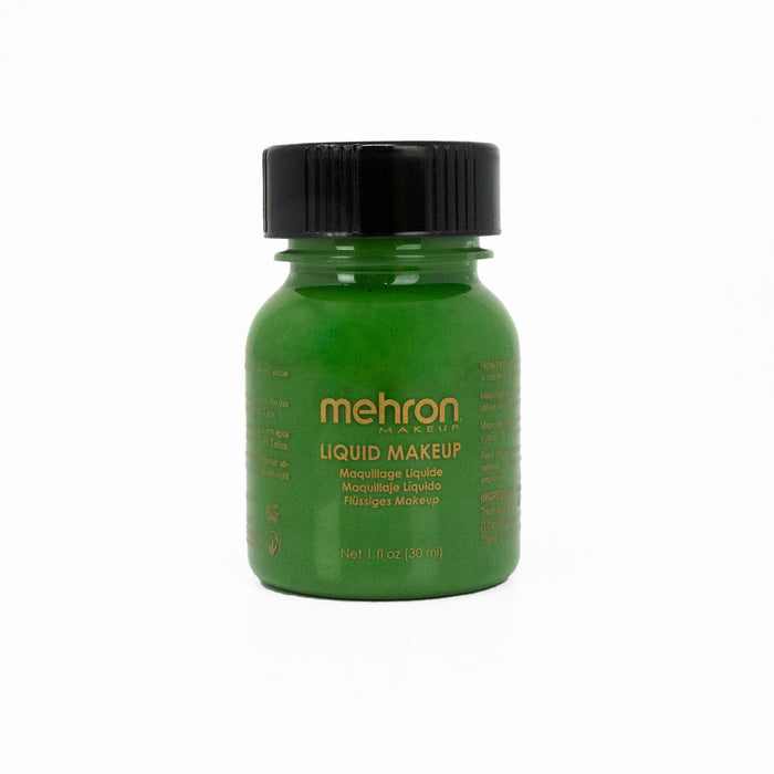 1oz Mehron Liquid Makeup Body Paint - Green