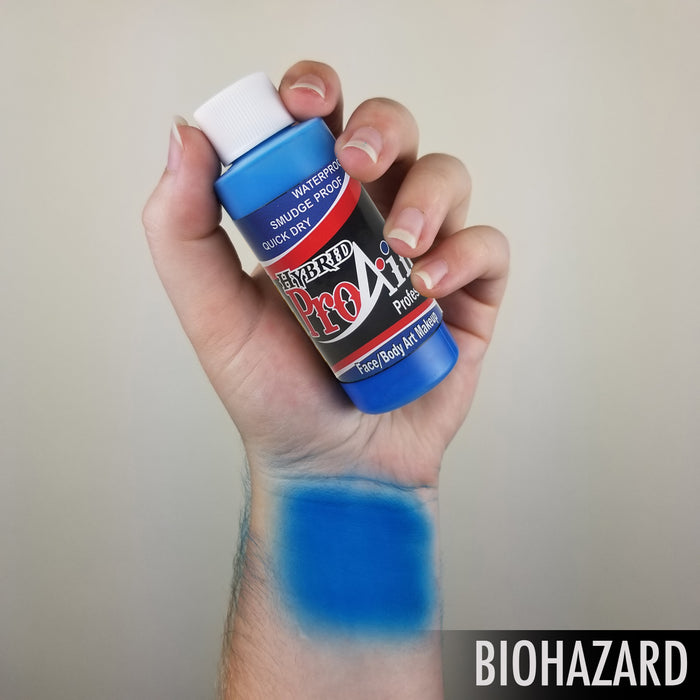 2oz ProAiir Hybrid Face &amp; Body Art Airbrush Color - BIOHAZARD BLUE