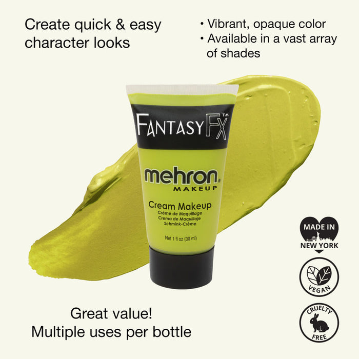 Mehron Fantasy FX™ Makeup (Water Based) 1oz - OGRE GREEN