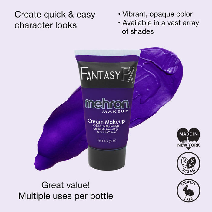 Mehron Fantasy FX™ Makeup (Water Based) 1oz - PURPLE