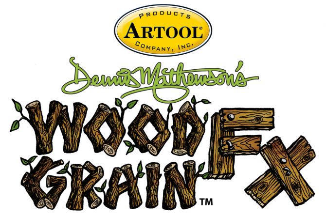 Artool Wood Grain FX  Stencil Set by Dennis Mathewson