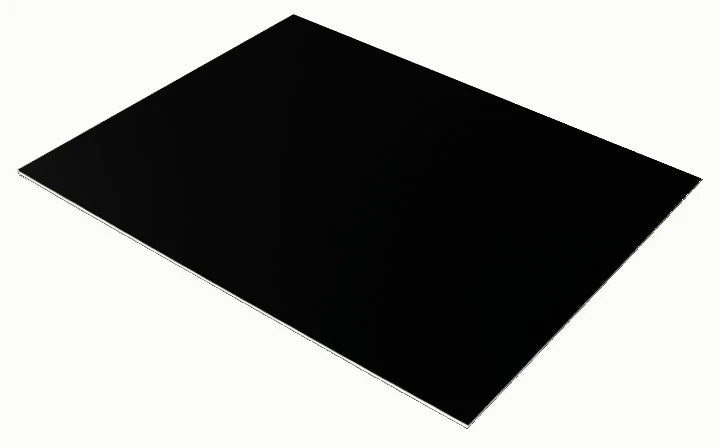 ACM Aluminum Panel 6" x 24" Black