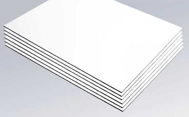 ACM Aluminum Panel 18" x  24" - White - Pack of 10