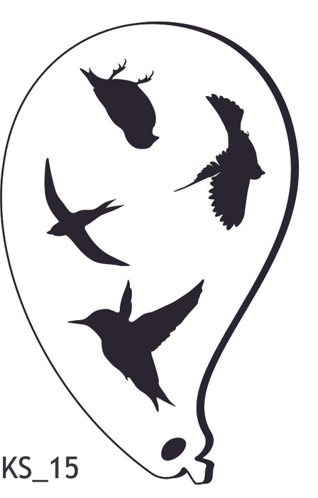 Safari Stencils - KS_15 Birds