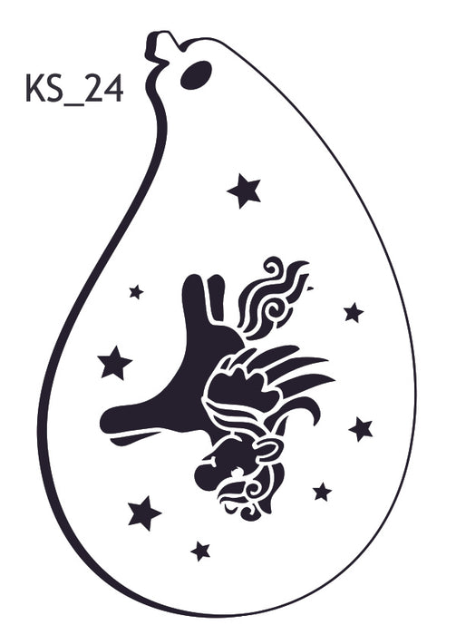 Safari Stencils - KS_24 Flying Horse