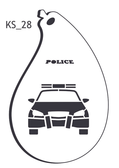 Safari Stencils - KS_28 Police