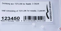 123450 Harder Steenbeck Seal consisting of Teflon for needle, 3 pieces