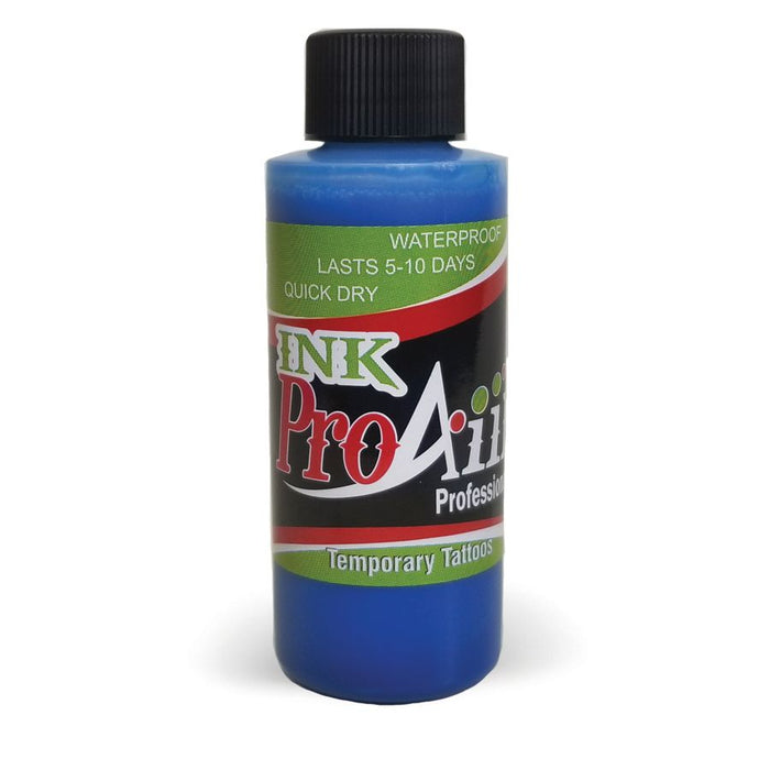 2oz ProAiir INK Alcohol-Based Airbrush Color - Fluorescent Blue