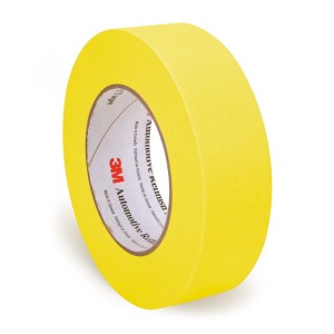 3M Automotive Refinish Yellow Masking Tape 1-1/2" x 180'