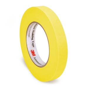 3M Automotive Refinish Yellow Masking Tape 3/4" x 180'