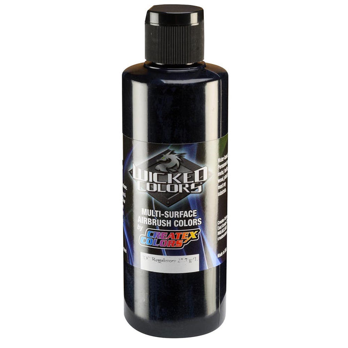 4oz Wicked Airbrush Color - W031 Opaque Jet Black