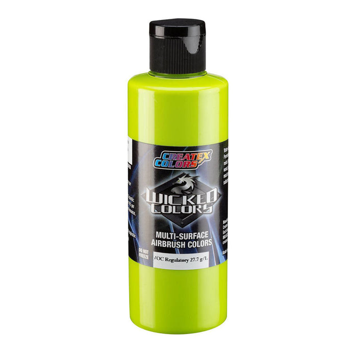 4oz Wicked Airbrush Color - W085 Opaque Limelight Green