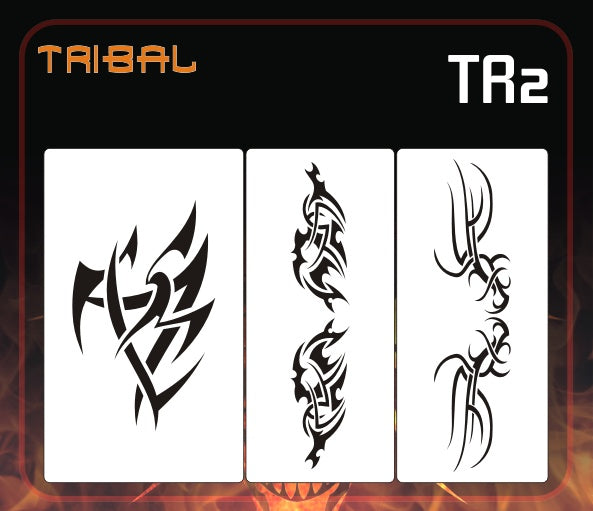 AEROSPACE Airbrush Stencils - Tribal and Tattoo Series - TR2