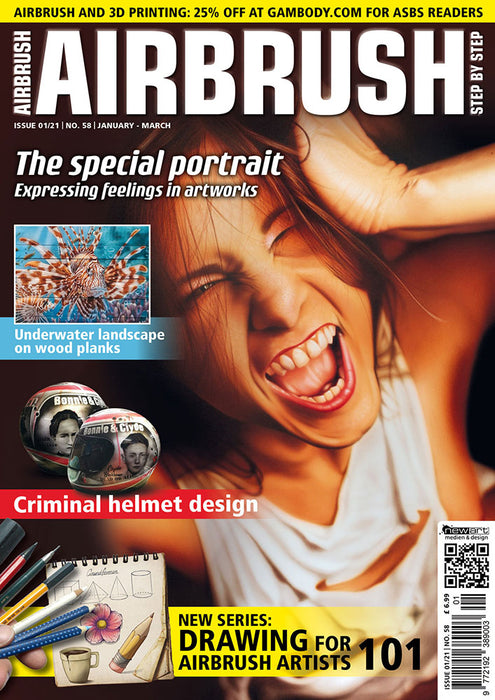 AIRBRUSH STEP BY STEP MAGAZINE ISSUE #58