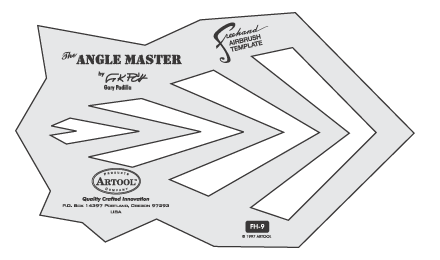 Artool Angle Master FH-9 Stencil by Gary Padilla
