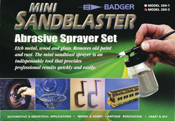 Badger Model 260-1 "Mini Sandblaster" Abrasive Gun Kit
