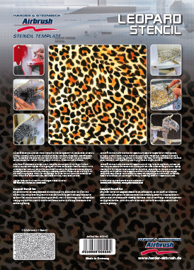 Harder Steenbeck 'Leopard' Stencil with Step by Step Instructions