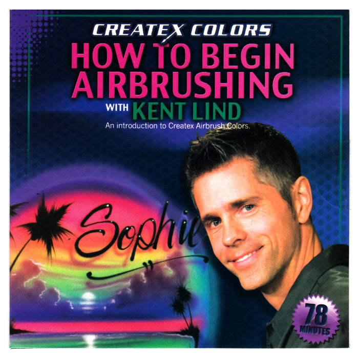 How To Begin Airbrushing DVD with Kent Lind - Createx DVD