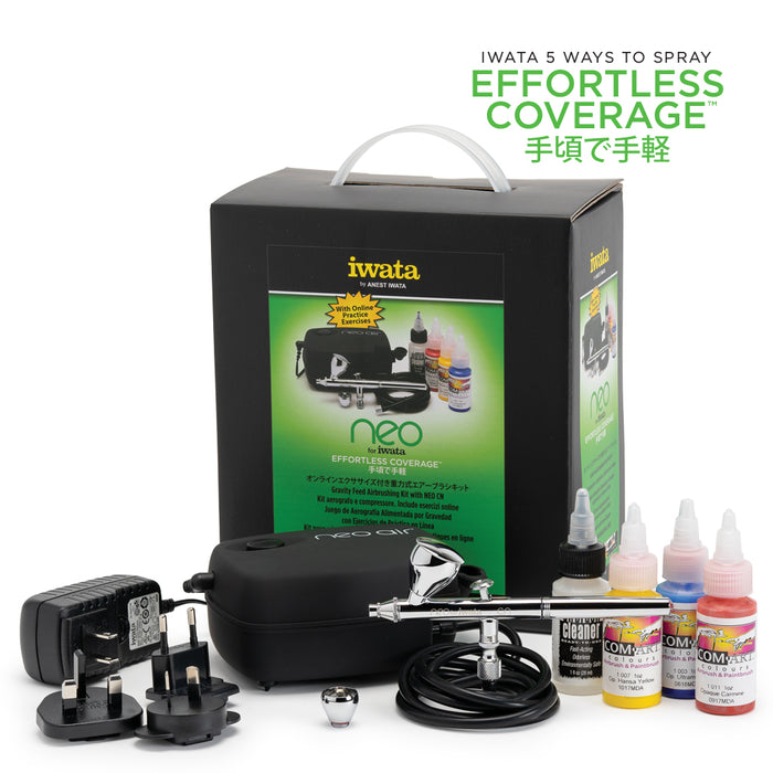 IW120 NEO for Iwata Gravity Feed Airbrushing Kit with NEO CN