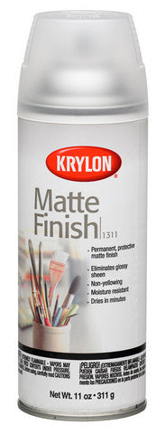 Krylon Artists Aerosol Matte Spray Finish 11oz - 1311