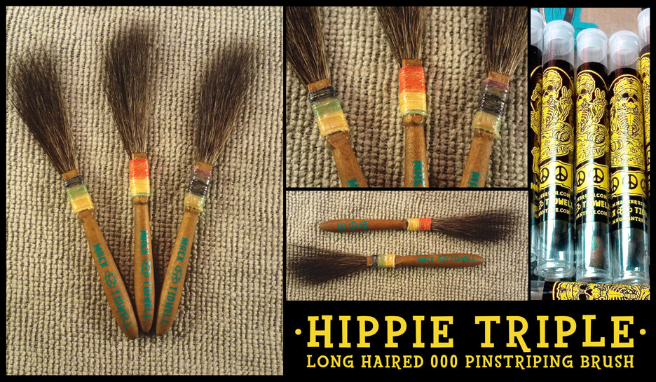 Mack Tidwell Triple Hippie Striping Brush