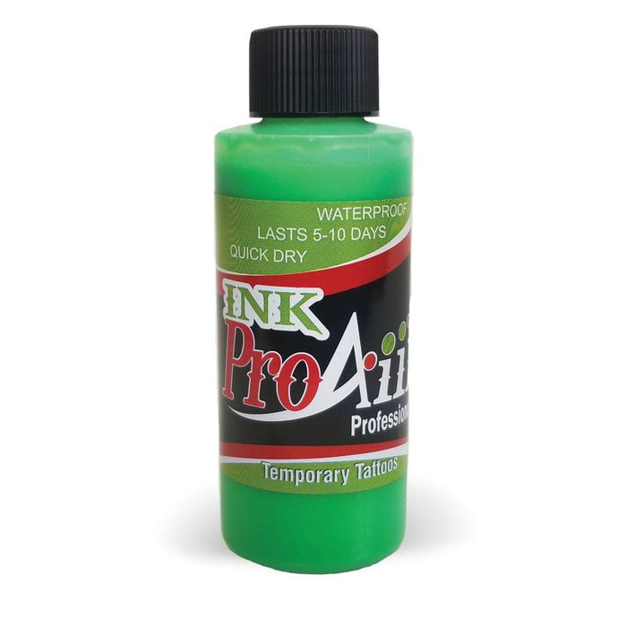 2oz ProAiir INK Alcohol-Based Airbrush Color - Fluorescent Green