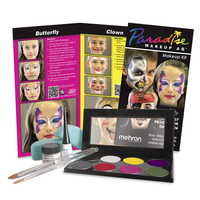 Mehron Paradise Face Painting - Premium Professional Makeup Kit
