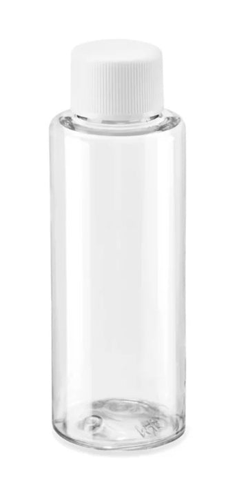Plain Lid Crystal Clear Bottle - 2oz