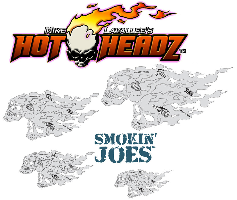 Smokin' Joe FH-HH1 Hotheadz Stencil Multi-Set of 4 by Mike Lavallee