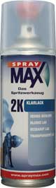 SprayMax 2K Aerosol Clear Coat 'Glamour Clear' - 12oz Can