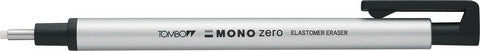Tombow - MONO ZERO WHITE VINYL ERASER W/REFILL SET -  ROUND
