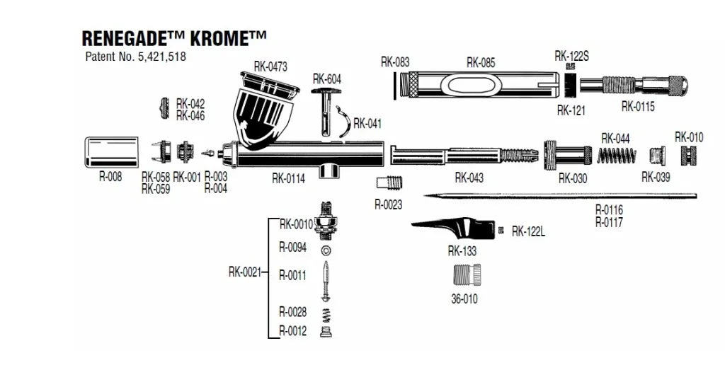 Badger Krome Parts