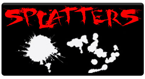 AEROSPACE Airbrush Stencils - <font color="red">Splatter Series</font>