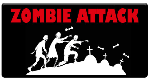 AEROSPACE Airbrush Stencils - Zombie Attack Series