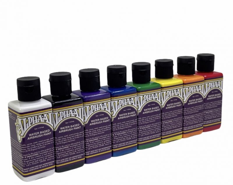 AlphaAir Water-Based Airbrush Paint - 50% Off!