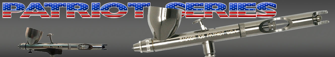 Badger - Patriot Arrow Airbrush Only - Dual Action, Gravity Feed, Internal  Mix, 1/16oz Color Cup - 165-1052XR
