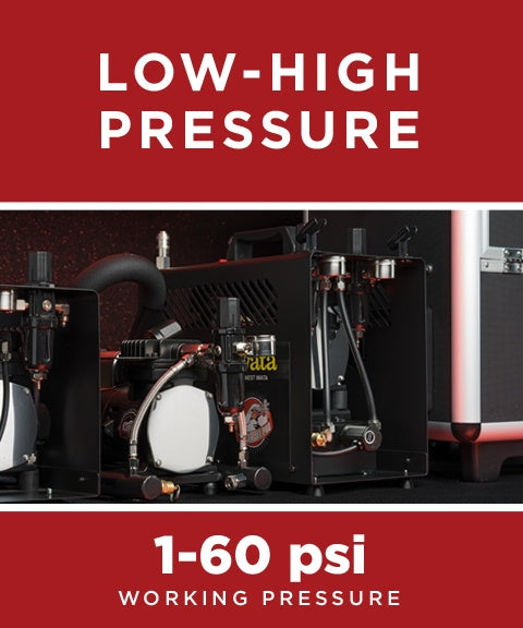 Iwata Low-High Pressure Output Compressors