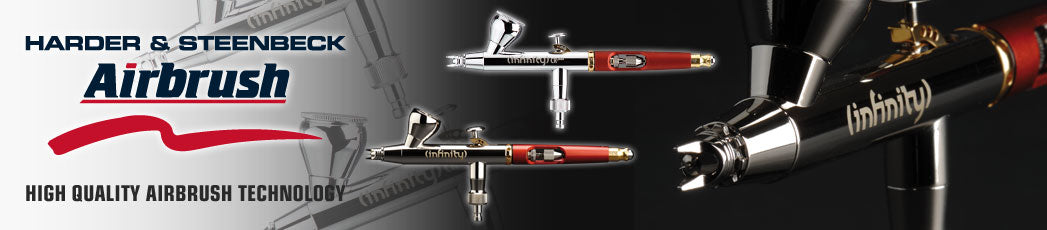 Harder & Steenbeck: Airbrush INFINITY CR plus 0.20 nozzle set 0.20 mm fine  line, cup/lid 2ml HARDER & STEENBECK HS126564