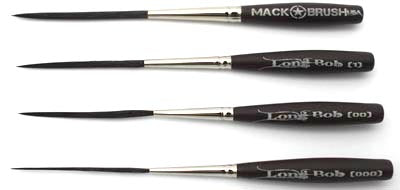 MACK "Long Bob" Pinstriping and Scrolling Brushes