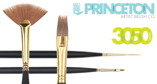 Princeton 3050 Series Synthetic Sable Miniature Brushes - 50% off