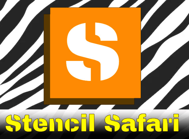 Stencil Safari - Kid-Friendly Temporary Tattoo and Face Painting Stencils by AEROSPACE