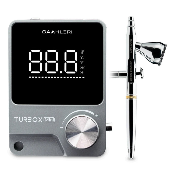 Gaahleri Turbox Mini Air Compressor Kit w/ Seeker Airbrush