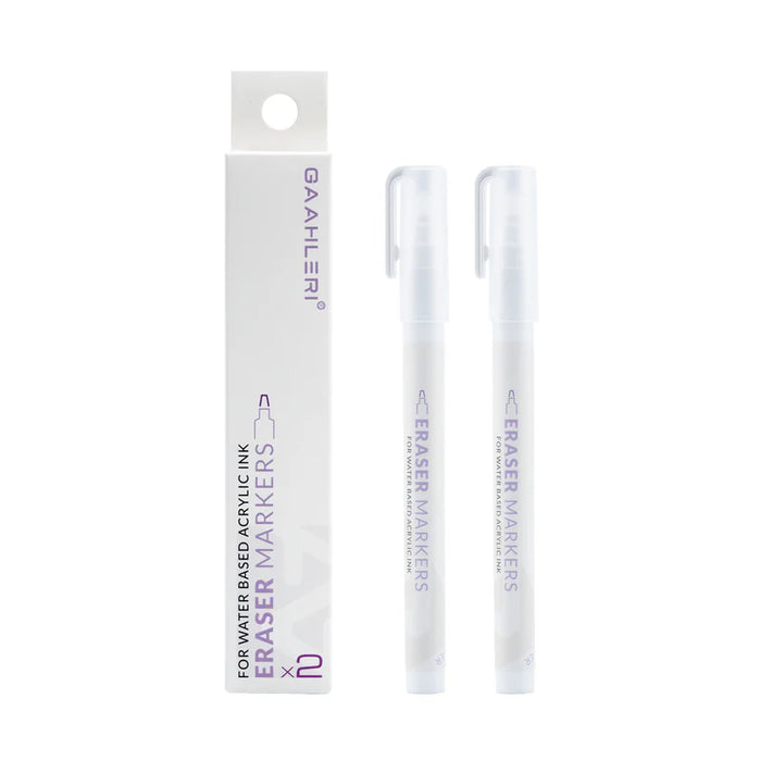 Gaahleri Metallic Series Markers - Eraser x 2